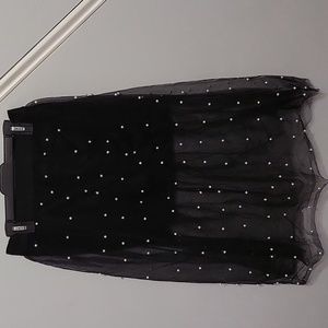 Black party skirt